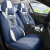 欧玛奴四季冰丝汽车坐垫雷克萨斯CT200hIS200tES300h专用座套全包围坐套 蓝色冰丝皮豪华版五座