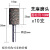 橡胶芝麻磨头抛光橡皮头6mm柄锥形砂轮t型沙轮气动笔头电动工具头 芝麻磨头-柱形6x18-10支