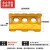 吹塑三孔水马道路注水围挡施工临时围栏交通隔离塑料护栏  常规料 吹塑水马 1300*700黄色10斤