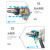 北京定制双高水钻机 大功率空调无水封手持钻机工程钻160C钻孔机 双高300立式水钻机5000W