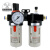 气泵调压油水分离器气动过滤器空压机空气减压阀自动排水4000 二联件 BFC4000 带表