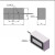 迅爵(深灰色)直流吸盘式长方形电磁铁XDA100/50/40强力工业吸铁铜线圈24V剪板