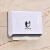 免打孔擦手纸盒 ABS壁挂式擦手纸盒 酒店卫生间纸盒 创意抽纸盒 纯净白 免打孔