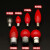 LED佛龛红色小灯泡官老爷神供佛神明莲花灯泡烛台电蜡烛 LED-E14红20个 0.5