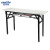 金诗洛 K5495 长条折叠桌 工厂展会议餐厅培训辅导条形桌 灰白色80*40*75cm