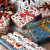 青苇 礼品包装纸6张装配丝带封口贴儿童活动生日礼物盒包装纸卡通款