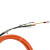 伺服电机动力线电源线6FX5002/8002-5CA01-1CA0电缆连接线 橙色 国产 国产 (PVC) 5m