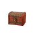 仁聚益中式礼盒印章收纳盒古代简约复古盒子木盒木制木质盒子仿古礼物的 方盒小号866花纹随机