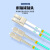 天背（Tianbei）TB-AM30P OM4万兆多模双芯光纤跳线1.5米SC-LC Φ2.0低烟无卤抗弯曲跳纤光纤线