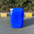 加厚30升60斤塑料桶白色水桶废液桶蓝色实验室方油桶耐酸碱耐腐蚀 特厚30升60斤四条楞加固蓝