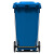 科力邦（Kelibang） 户外垃圾桶 大号环卫脚踏垃圾桶商用工业小区物业分类垃圾桶100升 KB1061 蓝色