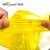 威佳医疗垃圾袋平口式70*80cm5丝100只 加厚诊所医院用黄色医疗废物垃圾袋50L