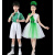 迪士尼（Disney）六一儿童演出服学生合唱服儿童幼儿园集体舞蹈春晓绿色诗歌朗诵服 男款绿色亮片短袖短裤 180cm