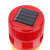 沸耐笙 FNS-26302 太阳能交通安全警示灯 小灯红色太阳能（细柄款） 1只