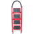 海斯迪克 HK-512 加厚红色人字梯 折叠梯登高梯便携多用储物货人形梯子 六步梯