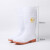 白色雨鞋专用卫生靴女防滑中高筒雨靴食堂厨房工作水鞋 高度38cm左右：白色（牛筋底-不加棉款） 37