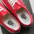 VANS万斯Vans范斯 Authentic 44 DX安纳海姆红男女情侣帆布鞋 红色 34.5 鞋内长21.5cm