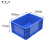添亦 EU周转箱塑料零件盒子收纳仓库储物整理箱400*300*175mm蓝色