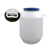 聚远 JUYUAN 圆形塑料化工桶（1个装） 加厚汽油桶水桶实验室废液桶 白色50L带盖 企业定制