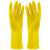海斯迪克HKW-93乳胶手套加厚S码牛筋工业劳保手套橡胶手套清洁洗碗手套新料