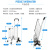 海客艺佳爬楼购物车小拉车可折叠推车拉车小拖车手推车买菜拉杆车  8轮白色普通爬楼轮（送钩绳袋）