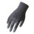 N10559涤纶PU浸胶手套耐磨轻薄维修搬运施工干活劳保手套 灰色PU手套1付