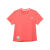 短袖夏季女半棉感运动休闲健身上衣跑步T恤女 浅树莓 S
