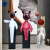 法派莎（Fapaisha）卡通可爱吹气球雕塑摆件样板房创意落地工艺品售楼处人物艺术装置 白色人物吹气球雕塑-带底座