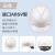 惠利得国标工地安全帽ABS加厚透气施工安全头盔领导加厚劳保防护帽 进口ABSV型白色
