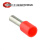 接线端子0.5平方插针管型插针形护套预绝缘端头线鼻VE1008 VE1008红色1.0平