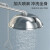 义诺304不锈钢复合式紧急喷淋洗眼器 立式淋浴冲淋洗眼机验厂 塑盆单进水