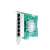 德立创新 千兆以太网六电口网卡inteli350芯片支持服务器工业相机 LRE