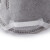 CM朝美 KN95活性碳口罩6002A-4型折叠头戴式带呼吸阀 工业防粉尘颗粒物雾霾PM2.5  独立包装 灰色 25只/盒