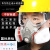 鲁威（LUWEI）防毒面具喷漆化工工业粉尘呼吸普达打农药毒气体油烟防护全脸面罩 滤棉20片