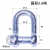 国标重型卸扣u型起重钩马蹄形吊车吊扣吊环工具卡扣D型锁具连接环 0.9吨国标M12(5个)