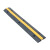 海斯迪克 线槽减速带 室内外电缆保护槽橡胶线槽板 橡胶黄条空心一线槽1000*150*30mm gnjz-1113