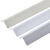 涂牛定制 PVC免打孔护角条 护墙角保护条墙护角防撞条包阳角线 装饰护角 36细纹白色 2.4米（少于4根对半切发）