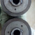 定制适用混凝土搅拌机配件滚筒式摩擦胶轮水泥砂浆小型搅拌机胶轮 不带钉直径150内径34键12