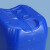 鸣固 堆码桶废液收集桶耐酸碱耐腐蚀实验室废液桶 25L B款 普通款1.2kg蓝色