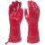 加长60厘米全浸红色PVC防水防烫防蒸气耐高温200度手套防化学酸碱 加长款60厘米 均码