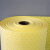 工业吸液棉黄色危险品化学品酸碱液吸附棉油污吸收棉卷吸附垫卷状 40cmx50mx5mm  1卷