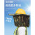 LISM遮阳帽檐工地遮阳帽施工安全帽防晒加大男风扇夏季带的帽子工程 黄色遮阳帽冰袖
