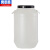奕多美 圆形塑料化工桶提环工业废液桶带盖发酵桶 25L白色（普通款）YDM-HXP-HGT