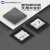 兰豹  ZGLANBAO 钢化玻璃插座面板灰色墙壁电源86型 五孔双USB插座.*3个 