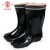 安全牌 ZX001-1 工矿靴 反光雨靴劳保鞋 防水防滑半筒 27cm橡胶雨靴 36码