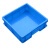 加厚正方形塑料周转箱 收纳箱正方型塑料箱 收纳盒工具箱物流箱 加厚7#箱 蓝色
