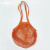 购物网袋手提式日常购物网兜收纳物品袋长提短提水果网袋A 红色 46.72g/12*35*36cm短提网袋