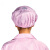 共泰 防静电厨师帽 工作帽 GT-CSM1 透气网 粉色 均码 1顶