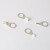 欧式OT1-4冷压端子1.5 2.5-3 5 6 8 10 圆型裸铜线鼻子焊口接线耳 OT2.5-12100个2.5平分线-12MM