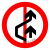 适配交通安全 标志指示牌 警示牌 直径60cm 禁止超车标牌